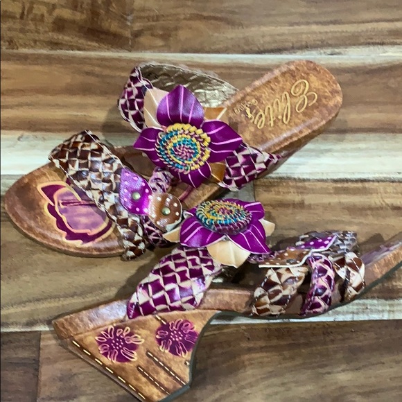 Short wedge sandal - Picture 4 of 4